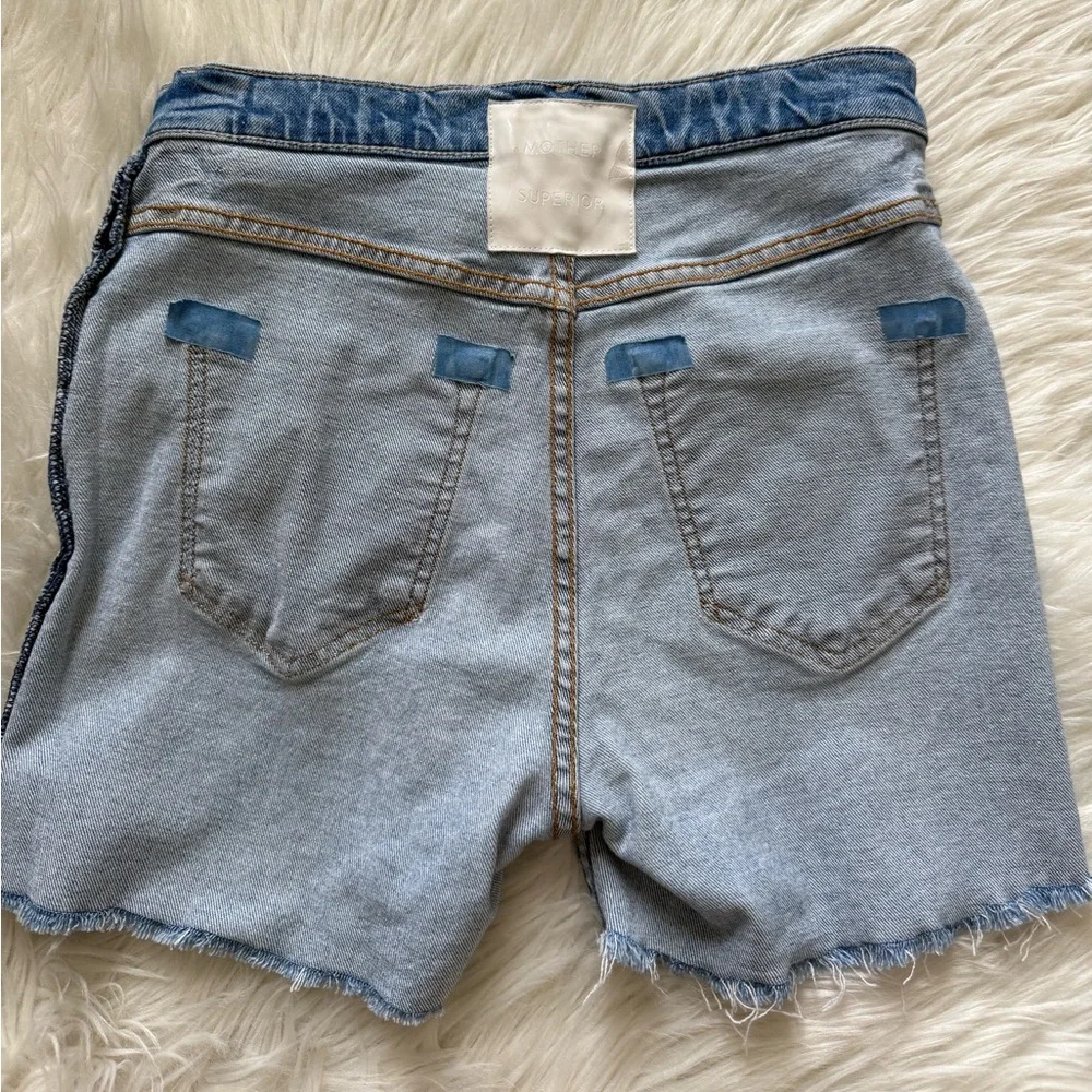 MOTHER "The Tomcat" Jean Shorts Size 26 - Picture 16 of 16
